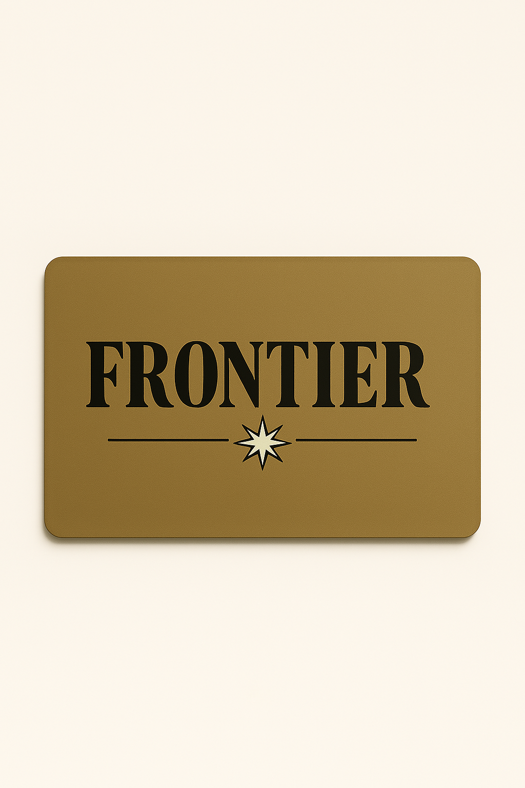 Western art print titled Gift Cards – rustic wall decor by Frontier Prints, inspired by cowboy culture and desert landscapes.