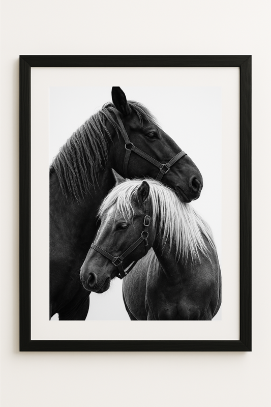 Western art print titled Soft Hold – rustic wall decor by Frontier Prints, inspired by cowboy culture and desert landscapes.