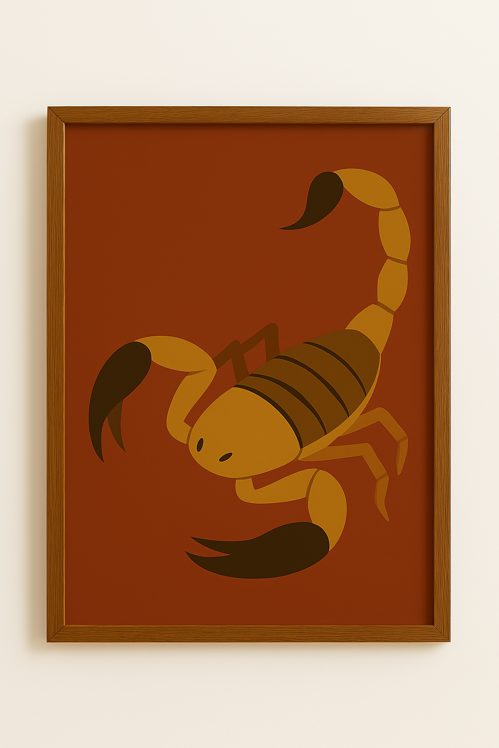 Western art print titled The Stinger – rustic wall decor by Frontier Prints, inspired by cowboy culture and desert landscapes.