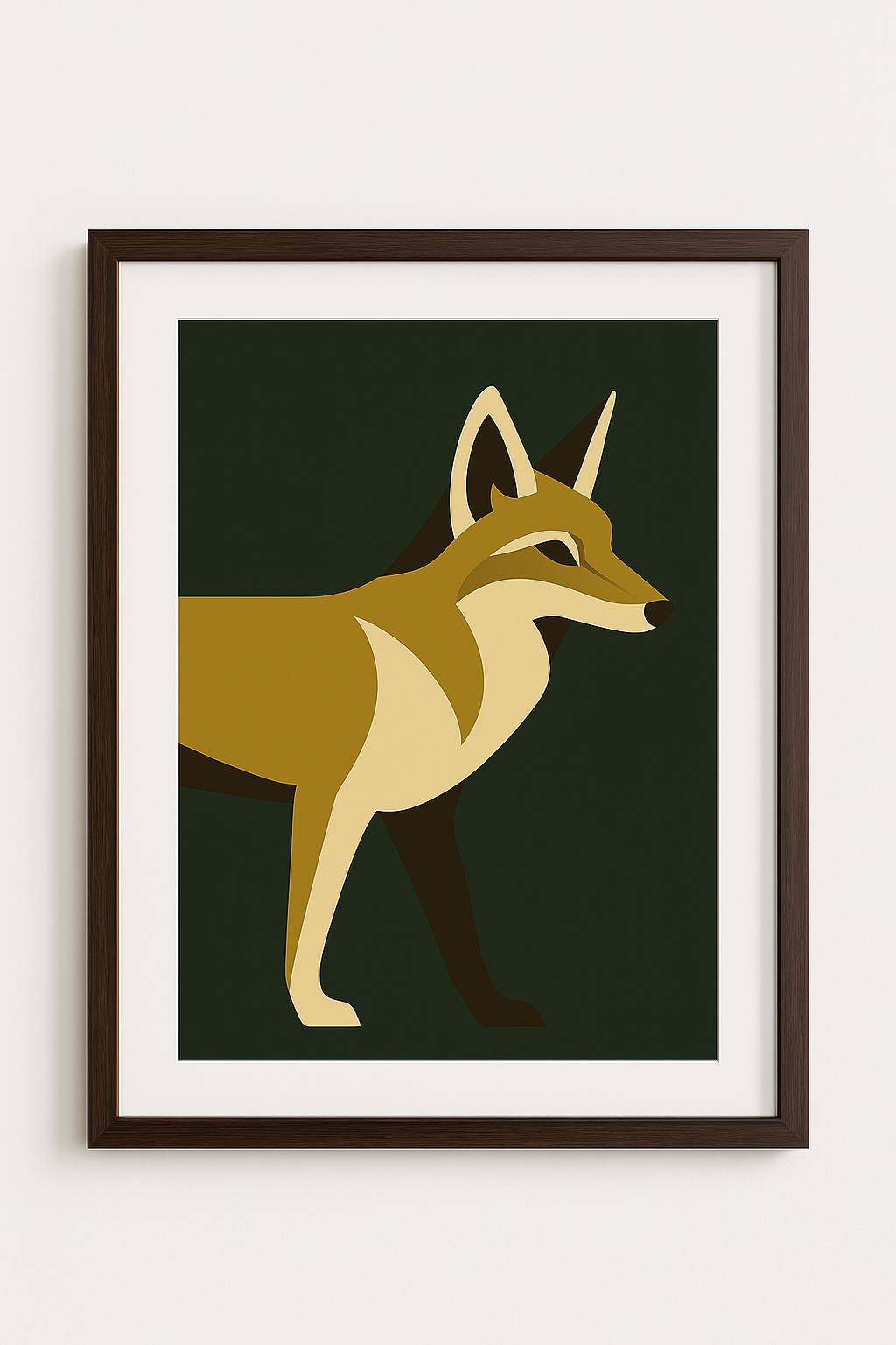 Western art print titled The Wanderer – rustic wall decor by Frontier Prints, inspired by cowboy culture and desert landscapes.