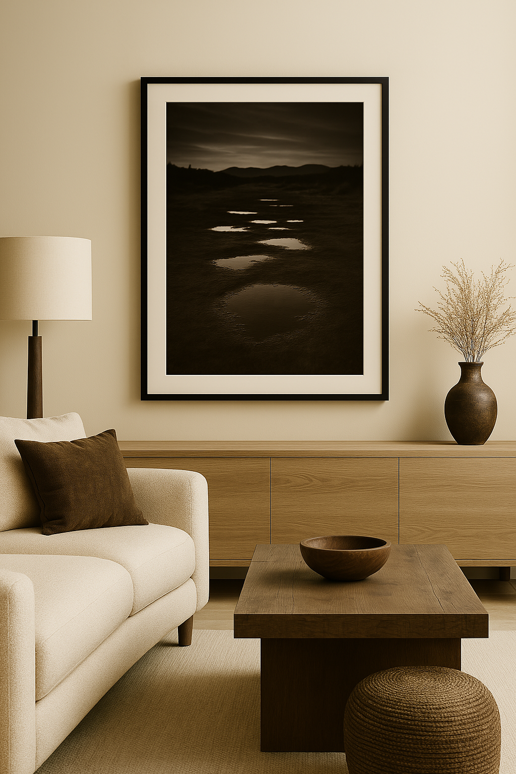 Western art print titled After the Rain – rustic wall decor by Frontier Prints, inspired by cowboy culture and desert landscapes.