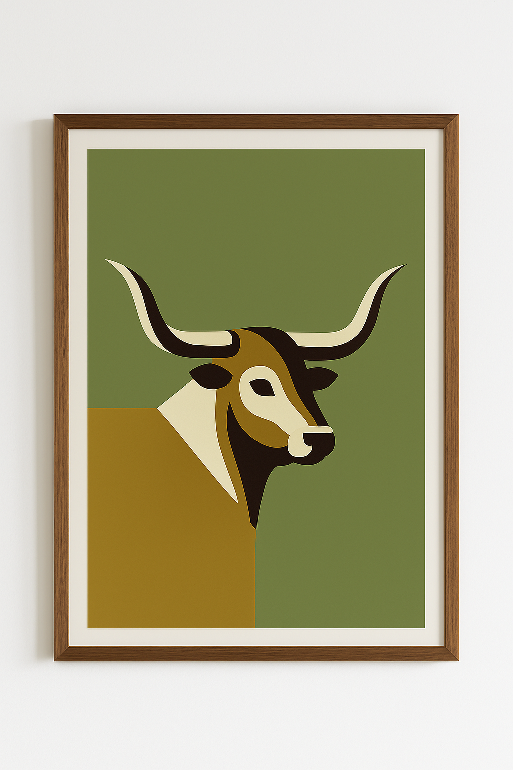 Western art print titled The Watcher – rustic wall decor by Frontier Prints, inspired by cowboy culture and desert landscapes.